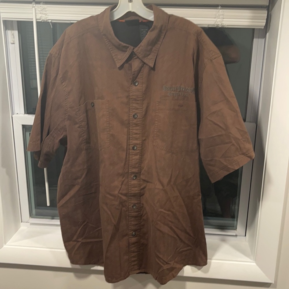 Harley Davidson performance series button up 3xl